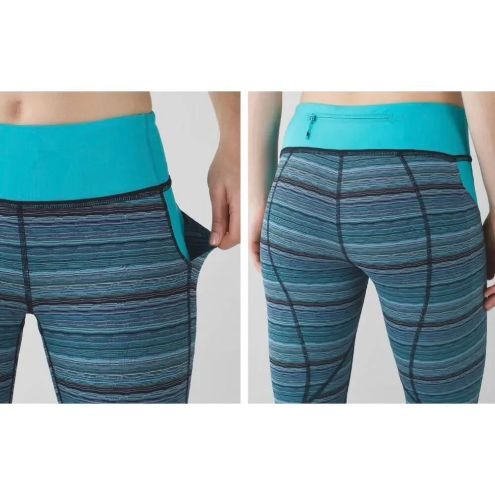 Lululemon Pace Tevival Crops NWOT